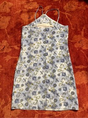 STEPS Floral Mini Slip Dress MADE IN USA.